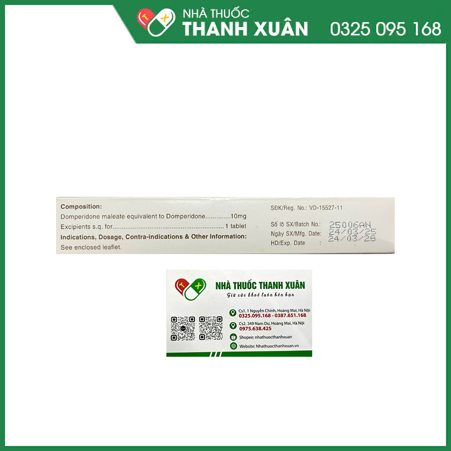 Mutecium - M thuốc điều trị triệu chứng nôn và buồn nôn